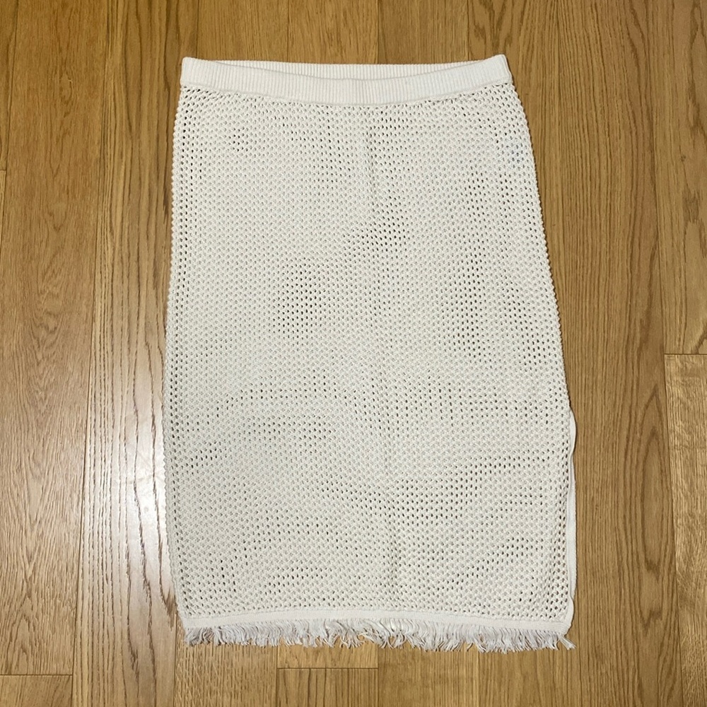 Old Navy Long Bathing Suit Cover Up Skirt with Crochet Costume Cover Style